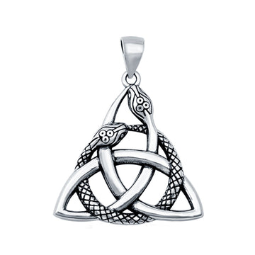 Celtic Snake Charm Pendant